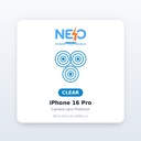 NEO Camera Lens Protector iPhone 16 Pro / Pro Max Clear