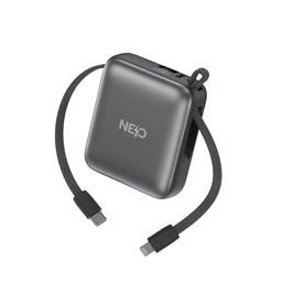 NEO POWERBANK 22.5W 10000mah with 2 cables