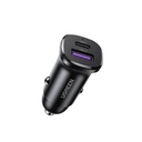 UGREEN 30W 2-Port Fast Car Charger (Space Grey)
