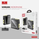 Earldom MC10C Clip-On Wireless Lapel Microphone for Smartphones & Tablets